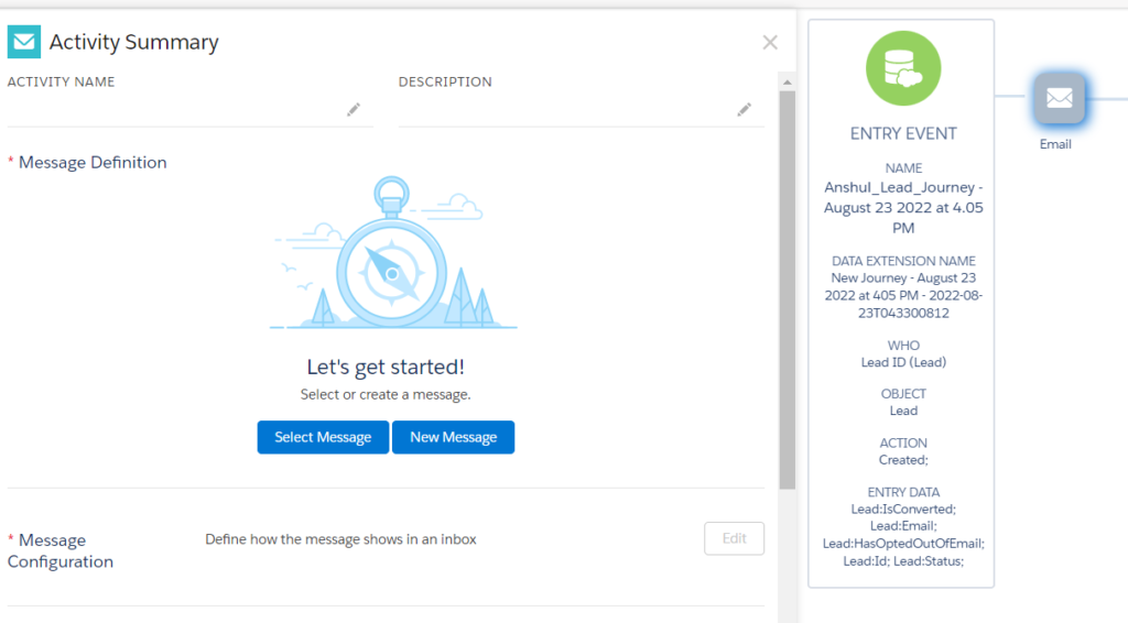 HOW SEND EMAIL FROM CRM4 visual data 2